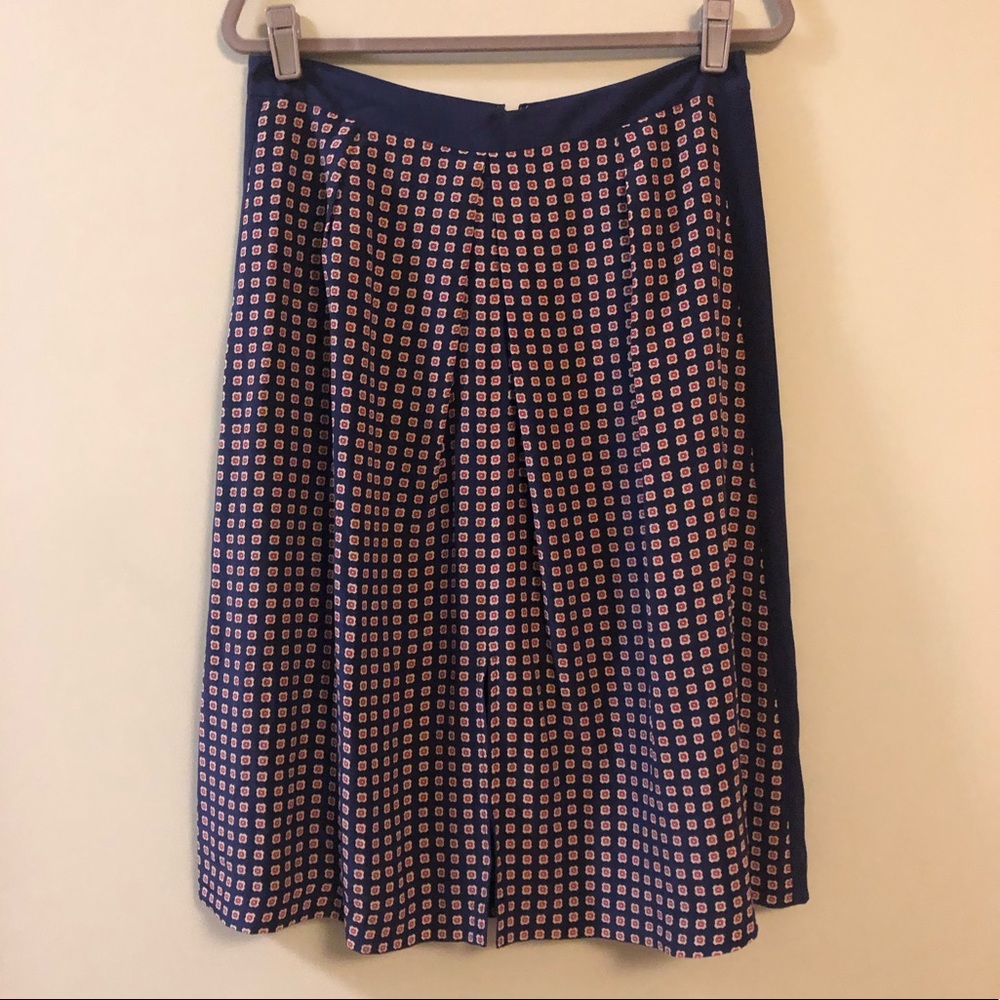 Madewell silk midi skirt size 10